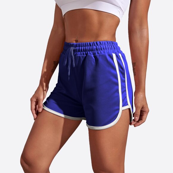 Women's Dolphin Shorts Soft Comfy Elastic Waist Athletic Workout Yoga Pants - Picture 2 of 16